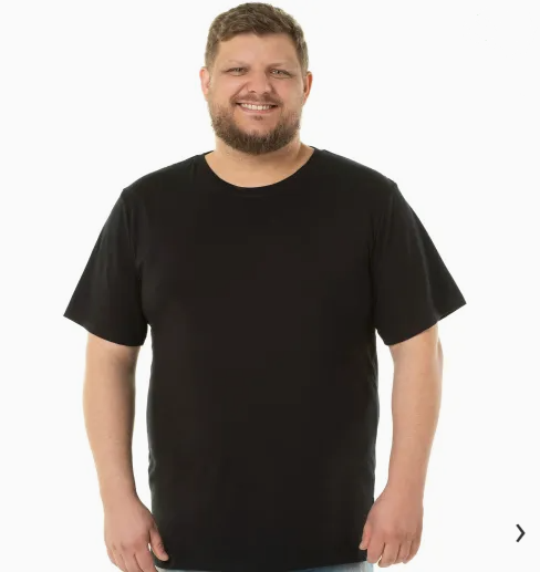 Camiseta Plus Size Masculinas Loja Mirante