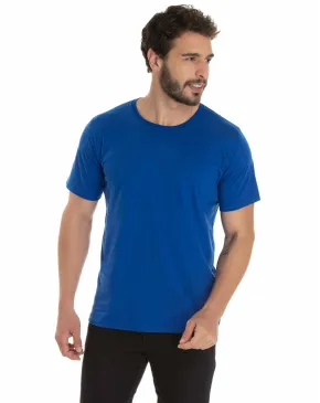 KIT 5 Camisetas de Algodão Premium Azul Royal