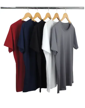 Kit 5 Camisetas Masculinas de Algodão Premium 17