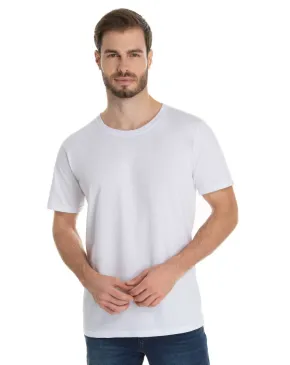 Camiseta de Algodão Premium Branca