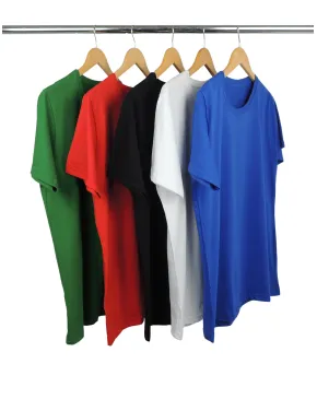 Kit 5 Camisetas Masculinas de Algodão Premium 16