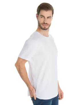 Camiseta de Algodão Premium Branca