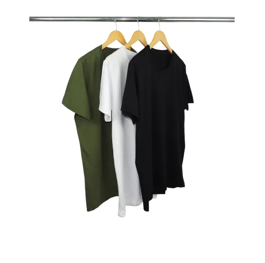 Kit 3 Camisetas Masculinas de Algodão Premium 6