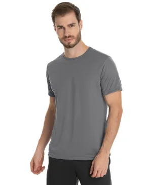 KIT 5 Camisetas Dry Fit Cinza Chumbo Proteção UV 30+