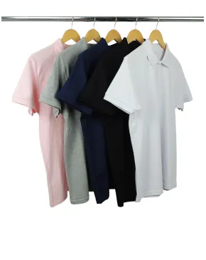 Kit 5 Camisas Polo Piquet Masculinas 18