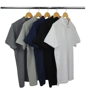 Kit 5 Camisas Polo Piquet Masculinas 11