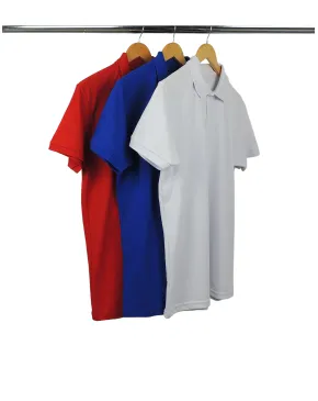 Kit 3 Camisas Polo Piquet Masculinas 10