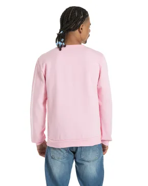 Blusão de Moletom Rosa Claro