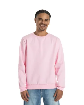 Blusão de Moletom Rosa Claro