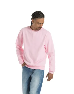 Blusão de Moletom Rosa Claro