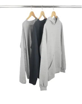 Kit 2 Manga Longa + Moletom Canguru Masculino 3