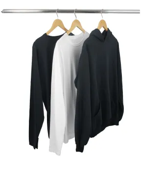 Kit 2 Manga Longa + Moletom Canguru Masculino 1