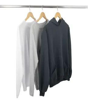 Kit 2 Manga Longa + Moletom Canguru Masculino 5