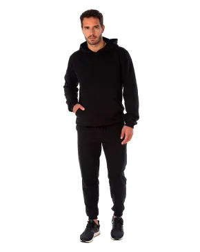 Conjunto Moletom Masculino com Capuz Preto
