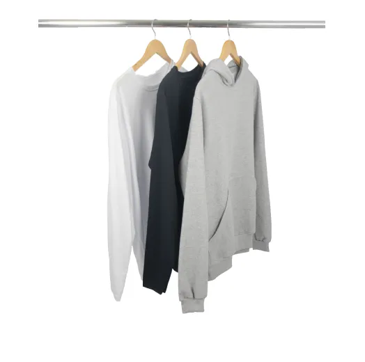 Kit 2 Manga Longa + Moletom Canguru Masculino 4