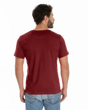 Camiseta Pv / Malha Fria Bordô