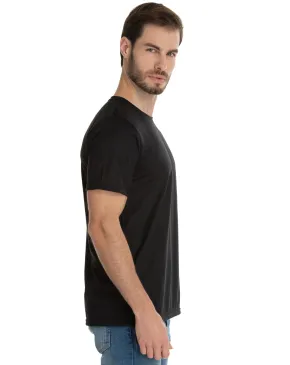 Camiseta de Poliéster/Sublimática Preta 