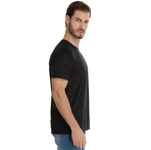 KIT 5 Camisetas de Poliéster/Sublimática Preta