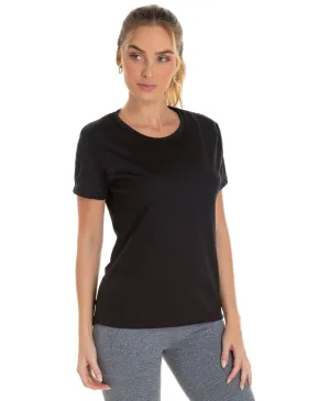 KIT 5 Camisetas Femininas Dry Fit Pretas Proteção UV 30+