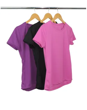 Kit 3 Camisetas Femininas Dry Fit Proteção UV 30+ 5