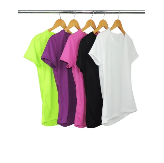 Kit 5 Camisetas Femininas Dry Fit Proteção UV 30+ 16