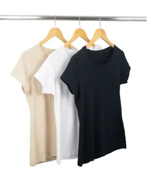 Kit 3 Baby Look de Algodão Premium 3