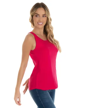 Regata Feminina de Algodão Premium Rosa Pink