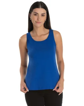 Regata Feminina de Algodão Premium Azul Royal