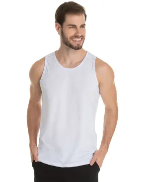 KIT 5 Regatas de Poliéster/Sublimática Brancas