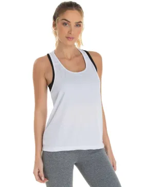 Kit 5 Regatas Feminina Dry Fit Branca Proteção UV 30+