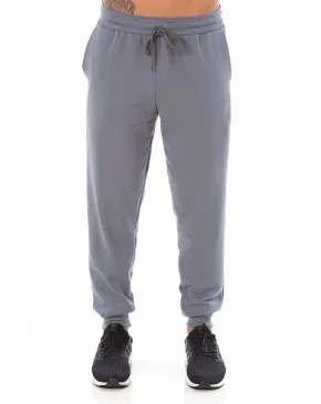 Calça Masculina de Moletom Cinza Chumbo