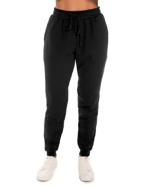 Kit 3 Calças Femininas de Moletom Preto