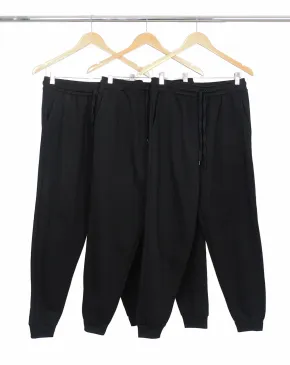 Kit 3 Calças Masculinas de Moletom Preto