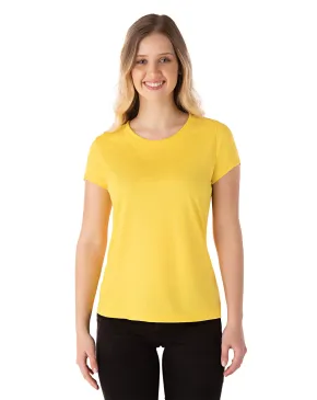 Baby Look PV / Malha Fria  Amarelo  Canário 