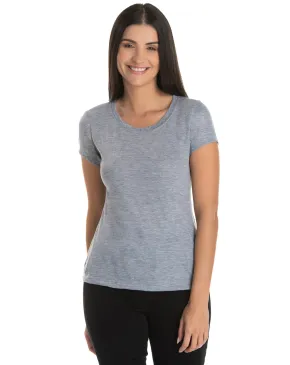 Kit 5 Baby Look PV / Malha Fria Cinza Mescla