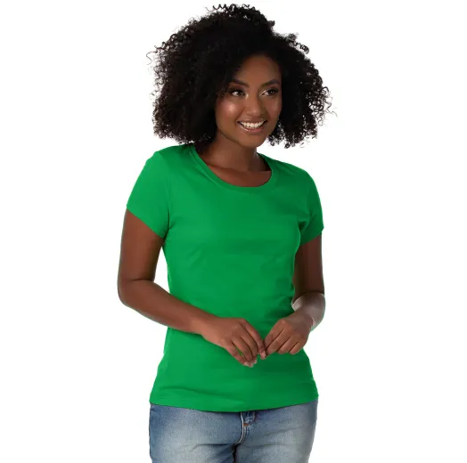 Kit 5 Baby Look PV / Malha Fria Verde Bandeira 