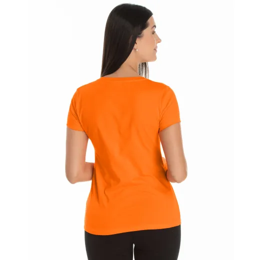 Kit 5 Baby Look PV / Malha Fria Laranja