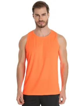 Regata Dry Fit Laranja Fluorescente Proteção UV 30+
