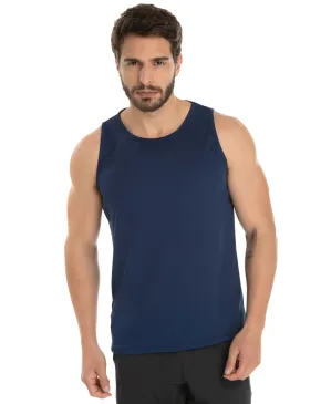 Regata Dry Fit Azul Marinho Proteção UV 30+