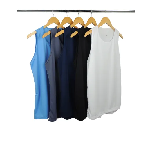 Kit 5 Regatas Dry Fit Proteção UV 30+ Basicas 14