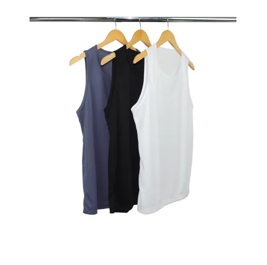 Kit 3 Regatas Masculinas Dry Fit Proteção UV 30+ 2