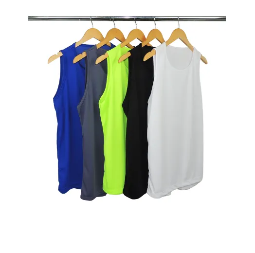 Kit 5 Regatas Masculinas Dry Fit Proteção UV 30+ 12