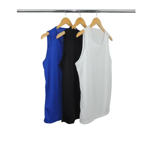 Kit 3 Regatas Masculinas Dry Fit Proteção UV 30+ 4