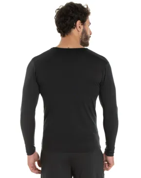 Kit 3 Camisetas Segunda Pele Manga Longa Masculina Preta UV 50+