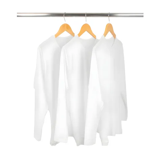 Kit 3 Camisetas Segunda Pele Manga Longa Feminina Branca UV 50+