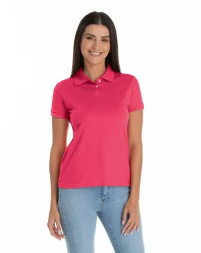 KIT 5 Camisas Polo Piquet Feminina Rosa Pink 