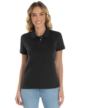 KIT 5 Camisas Polo Piquet Feminina Preta