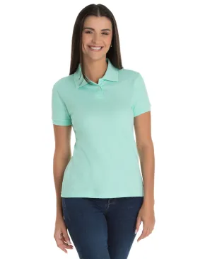 Camisa Polo Piquet Feminina Verde Claro