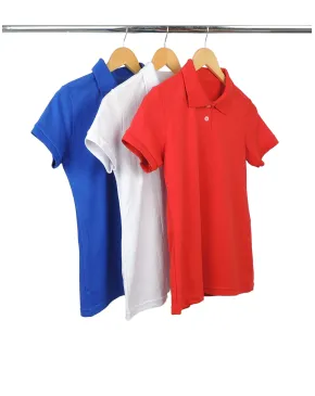 Kit 3 Camisas Polo Piquet Feminina 10