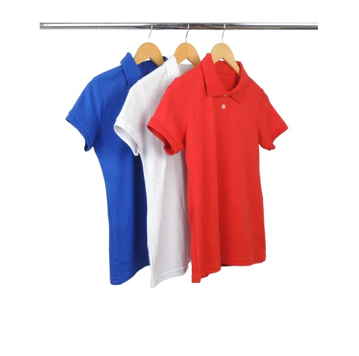 Kit 3 Camisas Polo Piquet Feminina 10